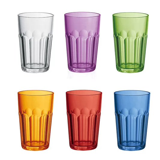 SET 6 "TALL" GLASSES 