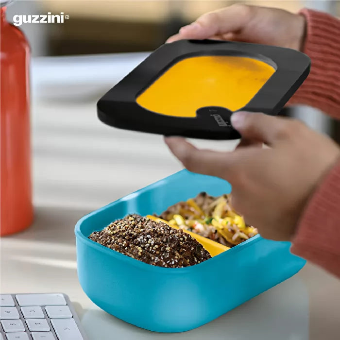 LUNCH BOX SET WITH TRAVEL CUTLERY 